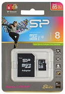 Micro SD 8GB Silicon Power (Class 10) (адаптер) UHS-I