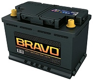 74Ач Аккумулятор BRAVO  обратная полярность евро