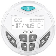 USB-магнитола ACV AMR-601RW морская круглая
