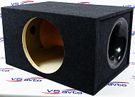 Короб под сабвуфер 15" (124 литра, на трубе 200мм х 560мм, двойная стенка)