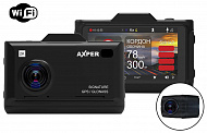 Видеорегистратор с радар-детектором Axper Combo Hybrid 2CH Wi