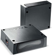 Набор из двух плоских корпусных сабвуферов Focal ISUB TWIN для установки под передние сиденья