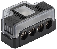 Дистрибьютор питания Aspect DB-1044  вход 1*0(4)GA-выход 4*4(8)GA никель