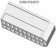 Колодка 2108-3724361 9-ти клеммовая гнездовая серии 2,8 межжгутовая