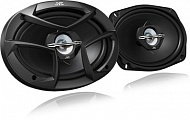 Колонки автомобильные JVC CS-J6930, 6х9", коаксиальные трёхполосные, 2 шт.