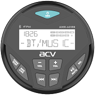 USB-магнитола ACV AMR-601RB морская круглая