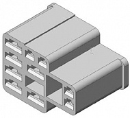 Колодка 2108-3724500 переключателя наружнего освещения (10-ти клеммовая гнездовая серии 6,3)