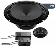 Колонки автомобильные Audison Prima APK 165 2 Ohm Kit 2-Way System, 16,5 см, двухкомпонентные, 2 шт.